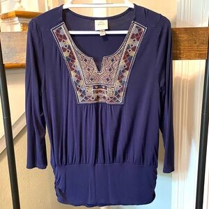 Knox Rose embroidered blouse